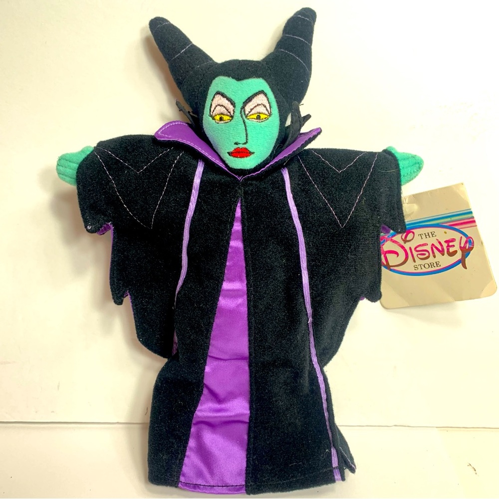 NWT. Disney, Maleficent mini bean bag 10” tall. Toy, Figure, plush